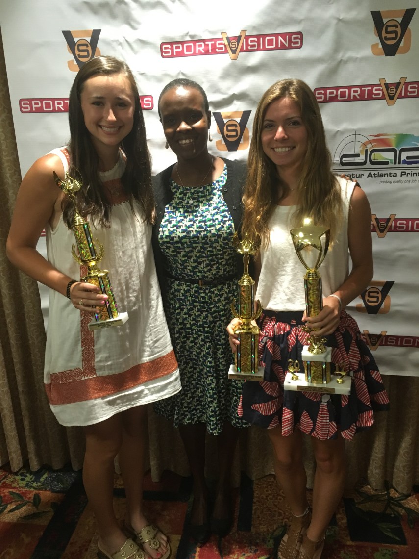 Sports Vision Luncheon - Abigail and Abbie with Dr. C.jpg